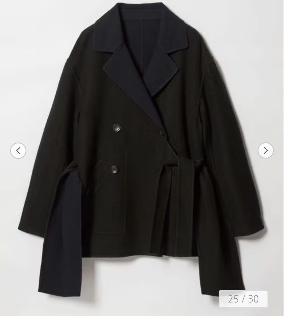 ATTISESSIONリバーシブル ベルト コート