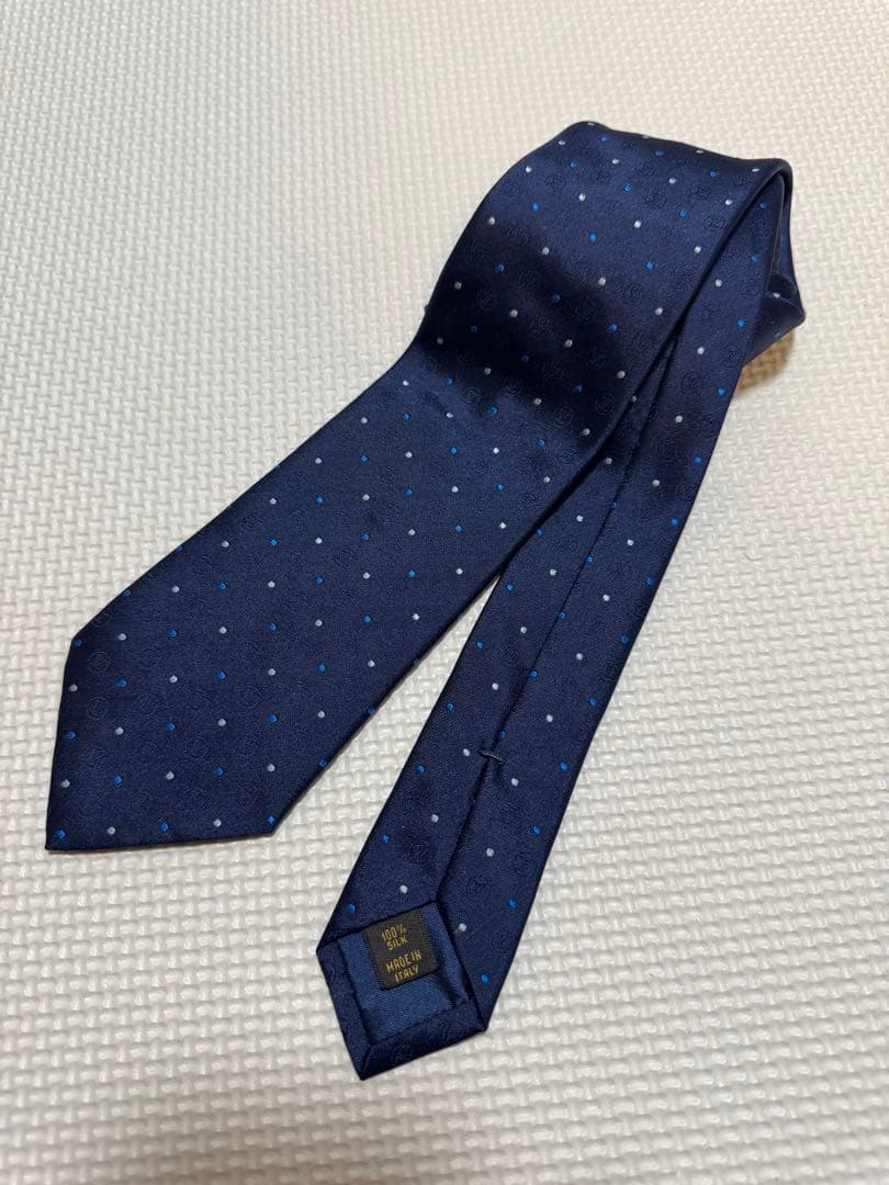 ⭐︎値下げ⭐︎LOUIS VUITTON ネクタイ ネイビー ドット