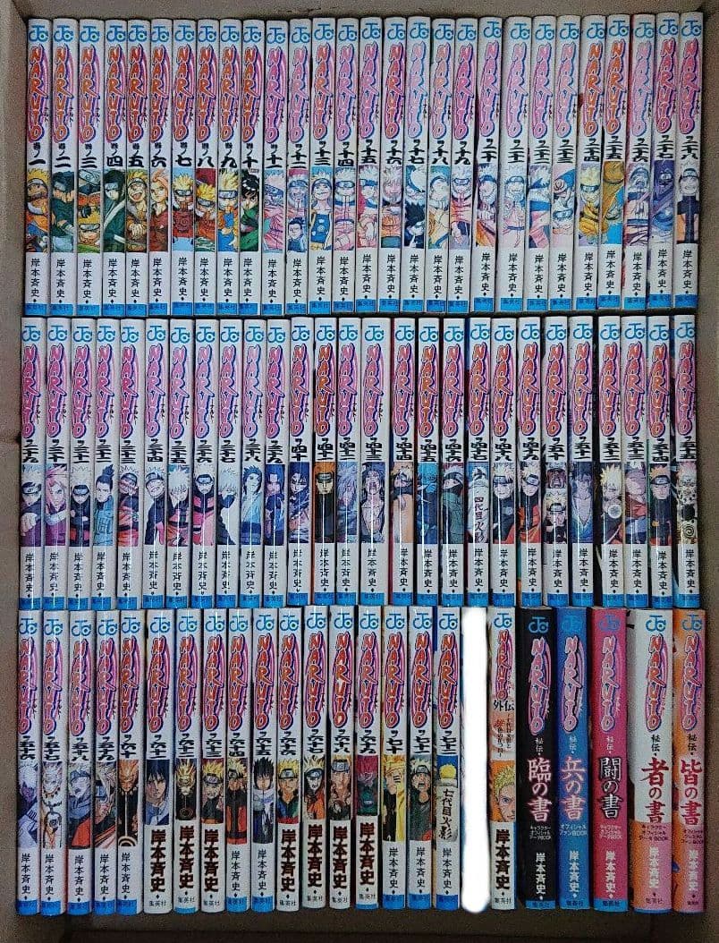 Naruto(ナルト)全72巻 ＋ 秘伝の書その他6巻セット