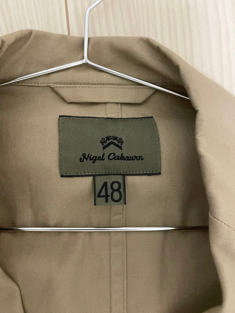 ナイジェルケーボン　セットアップ　コットン　ベージュ　カーキ