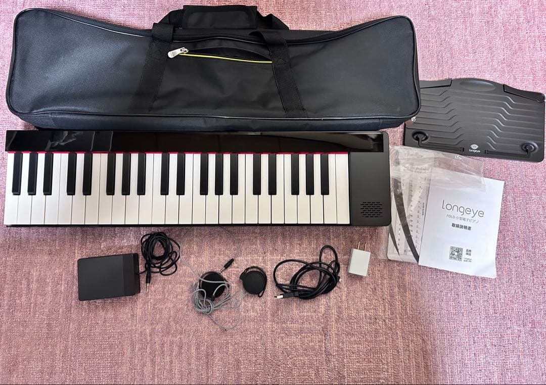 ロンアイ Longeye FOLD 折りたたみピアノ 電子ピアノ
