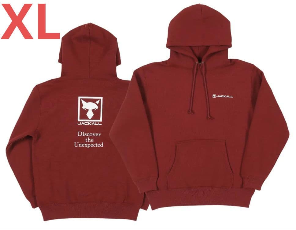 釣りフェス 限定 フーディ レッド JACKALL パーカー