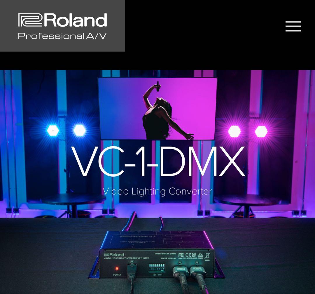 月末値引 Roland VC-1-DMX ライトニングコンバーター