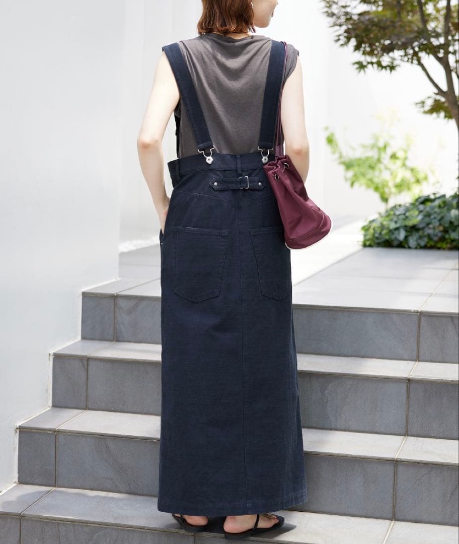 新品⭐︎SLOBE IENA（スローブイエナ）のハイウエストジャンパースカート