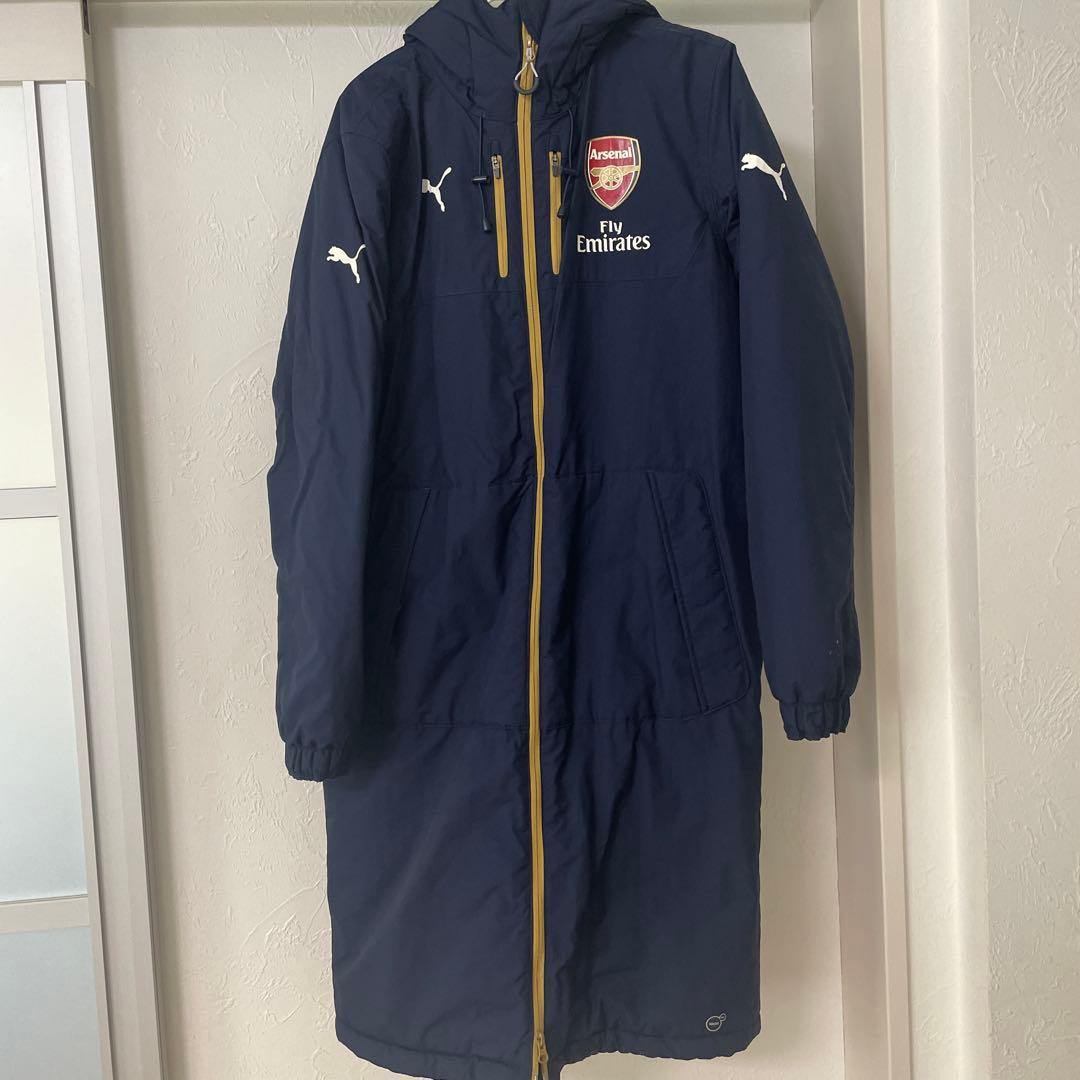 Puma Arsenal ベンチコート ネイビー