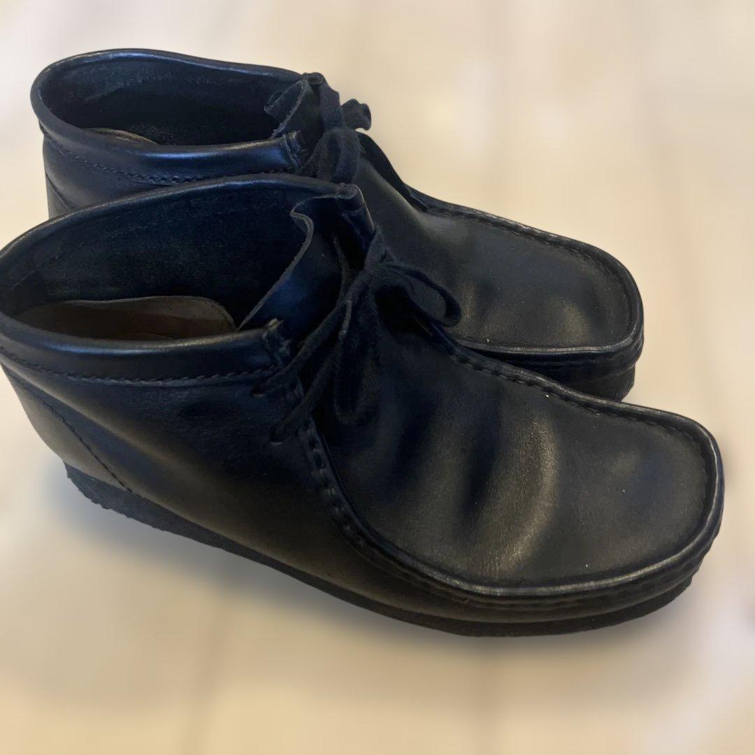 クラークス　ワラビー　黒