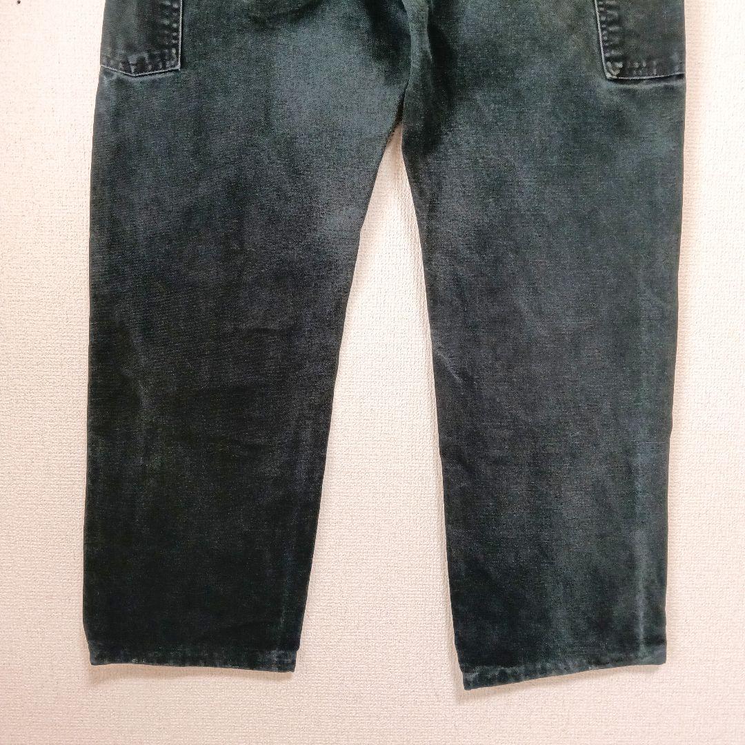 【鬼フェード】carhartt デニム ダブルニーペインターパンツ W73cm