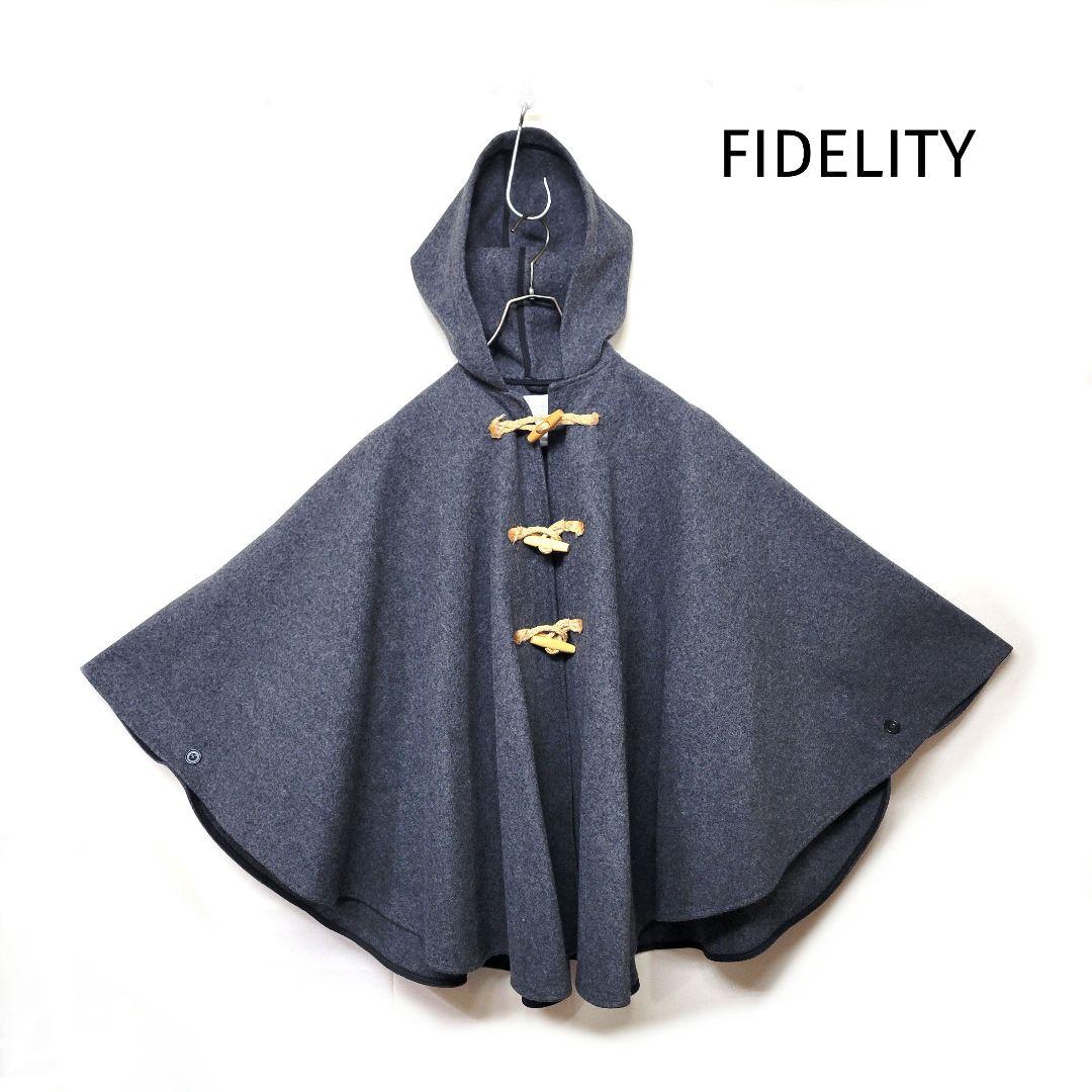 【美品】FIDELITY MADE IN USA ウール ポンチョ アメリカ製