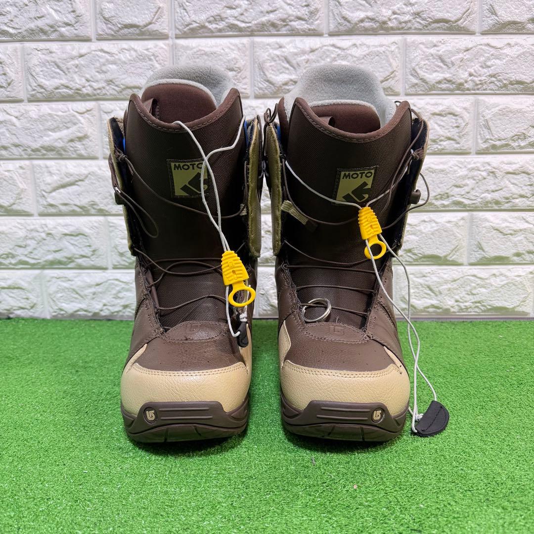超美品　バートン　スノーブーツ　MOTO ロゴ　ブラウン　26cm メンズ