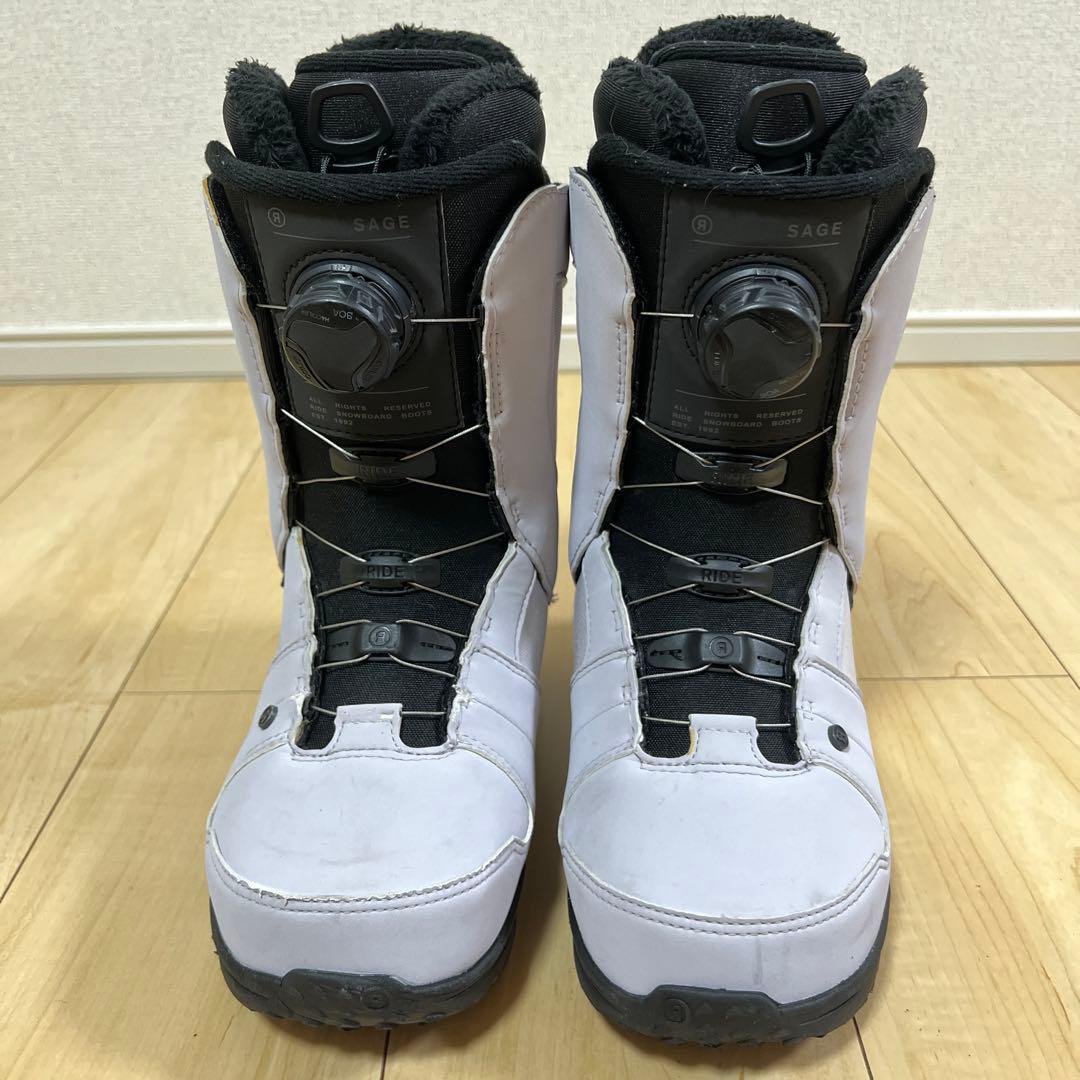 【比較的美品_即日発送】RIDE ライド スノボブーツ　SAGE サージ24cm