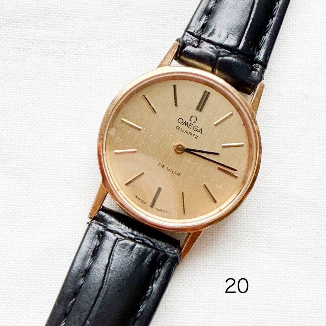 【稼働品】オメガ◆レディースウォッチ　20