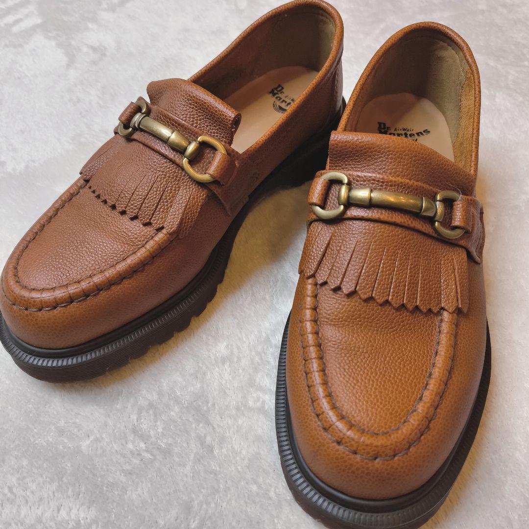 ​美品 ドクターマーチン ADRIAN SNAFFLE ローファー UK6 タン
