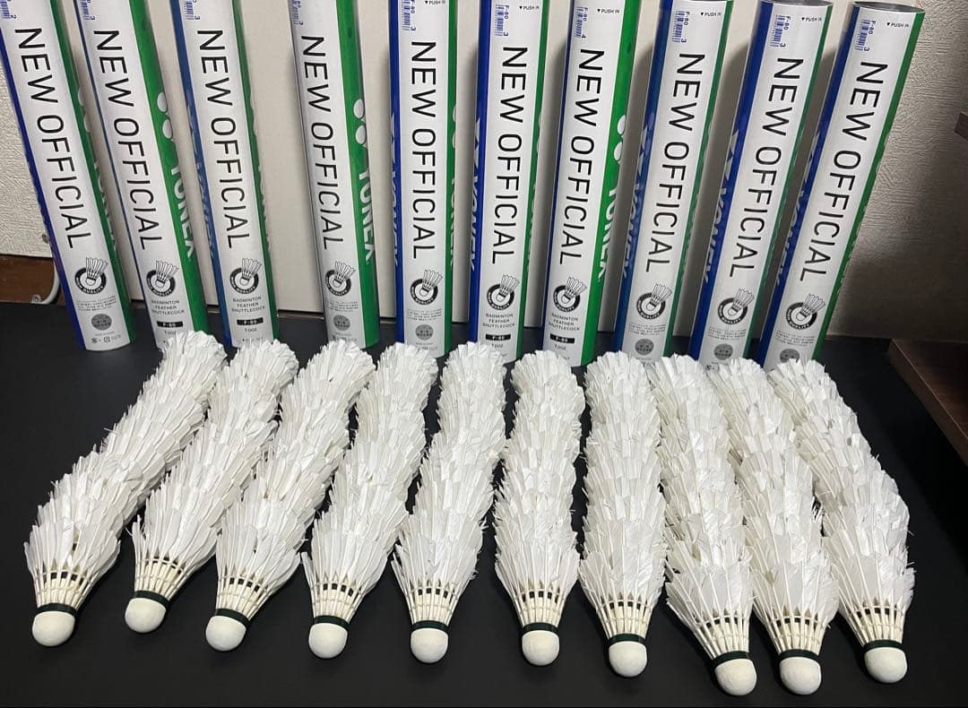 し*ー様 バドミントン中古シャトル　ニューオフィシャル120球➕エアロセンサ70