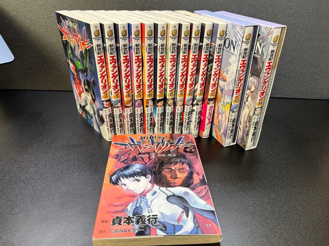 新世紀エヴァンゲリオン 全14巻 (13•14巻 プレミアム限定版付属品完備)