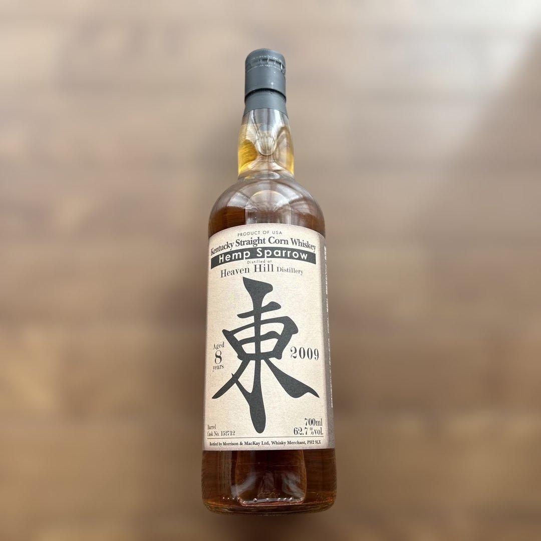 ヘンプスパロー2009 ヘブンヒル8年　東　62.7%