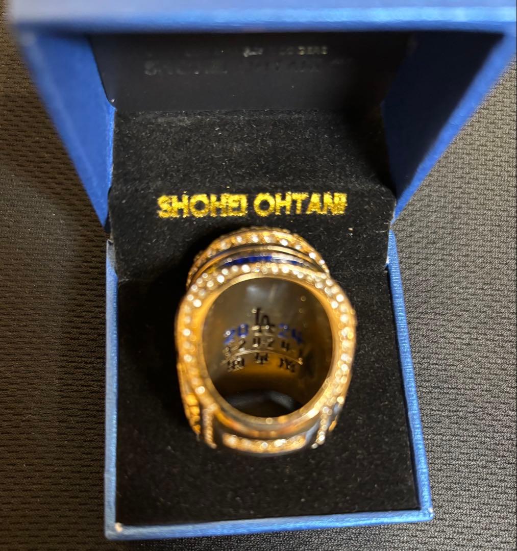 大幅値下⭐️非売品】大谷翔平チャンピオンリング&ワールドチャンピオンミニトロフィー