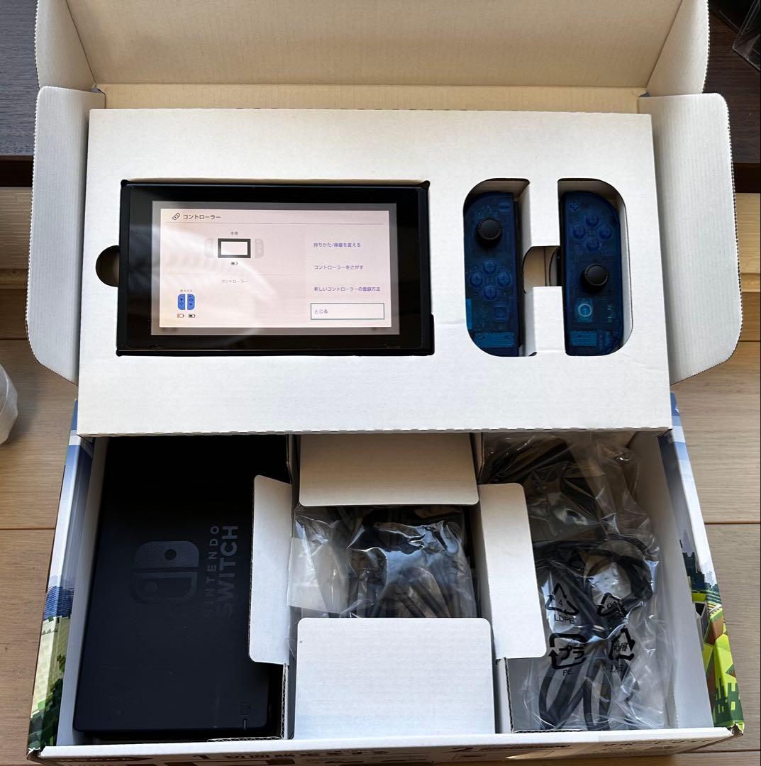 任天堂 Switch フルセット すぐ遊べる カスタムブルー 整備済み