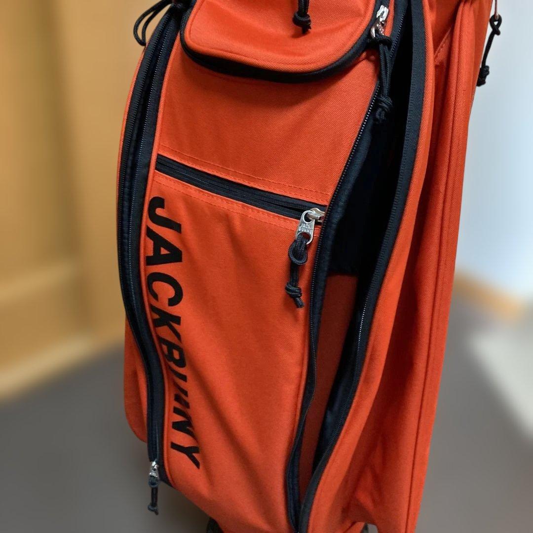 極美品定価29800円JACKBUNNY オレンジ キャディバッグ