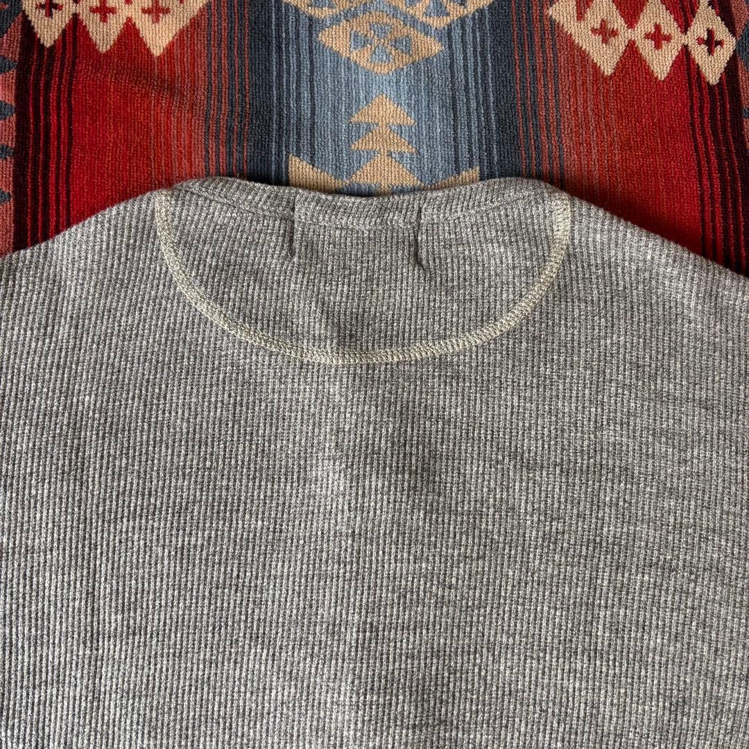 美品 ダブルアールエル ワッフル ヘンリーネック サーマル RRL Tシャツ