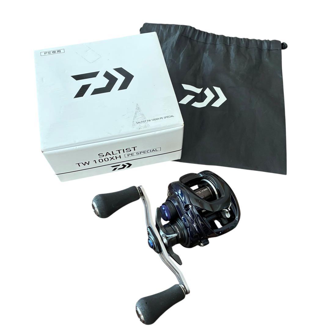 良品◎ダイワ 23 ソルティスト TW 100XH ベイトリール 箱 収納袋有り