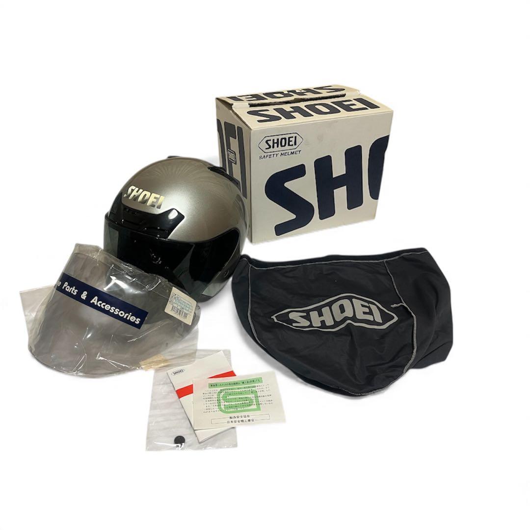 SHOEI J-Forceジェットヘルメット シルバー