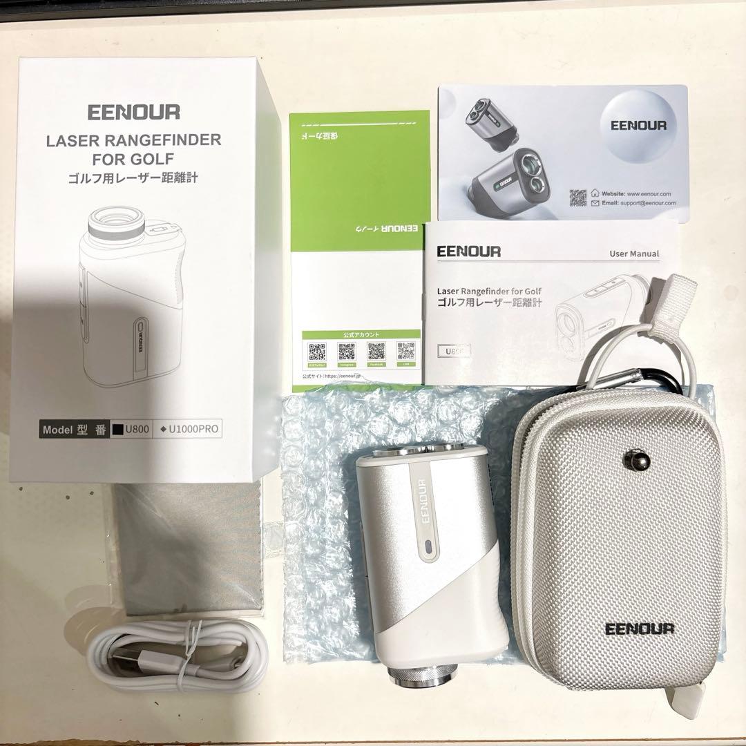 EENOUR U800 ミニ　ゴルフレーザー距離計　ホワイト