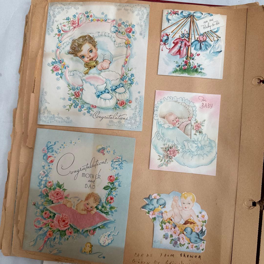 ジャンクジャーナル素材に♡大量ビンテージ可愛い紙モノ洋書スクラップブック