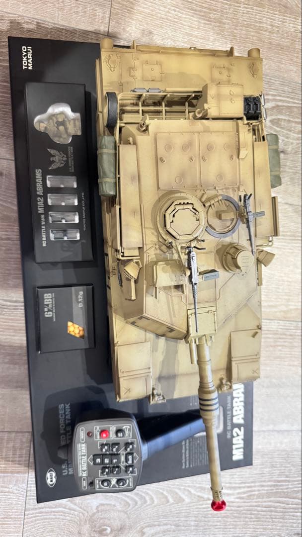 M1A2 ABRAMS RCバトルタンク + TIGER I ジャンク