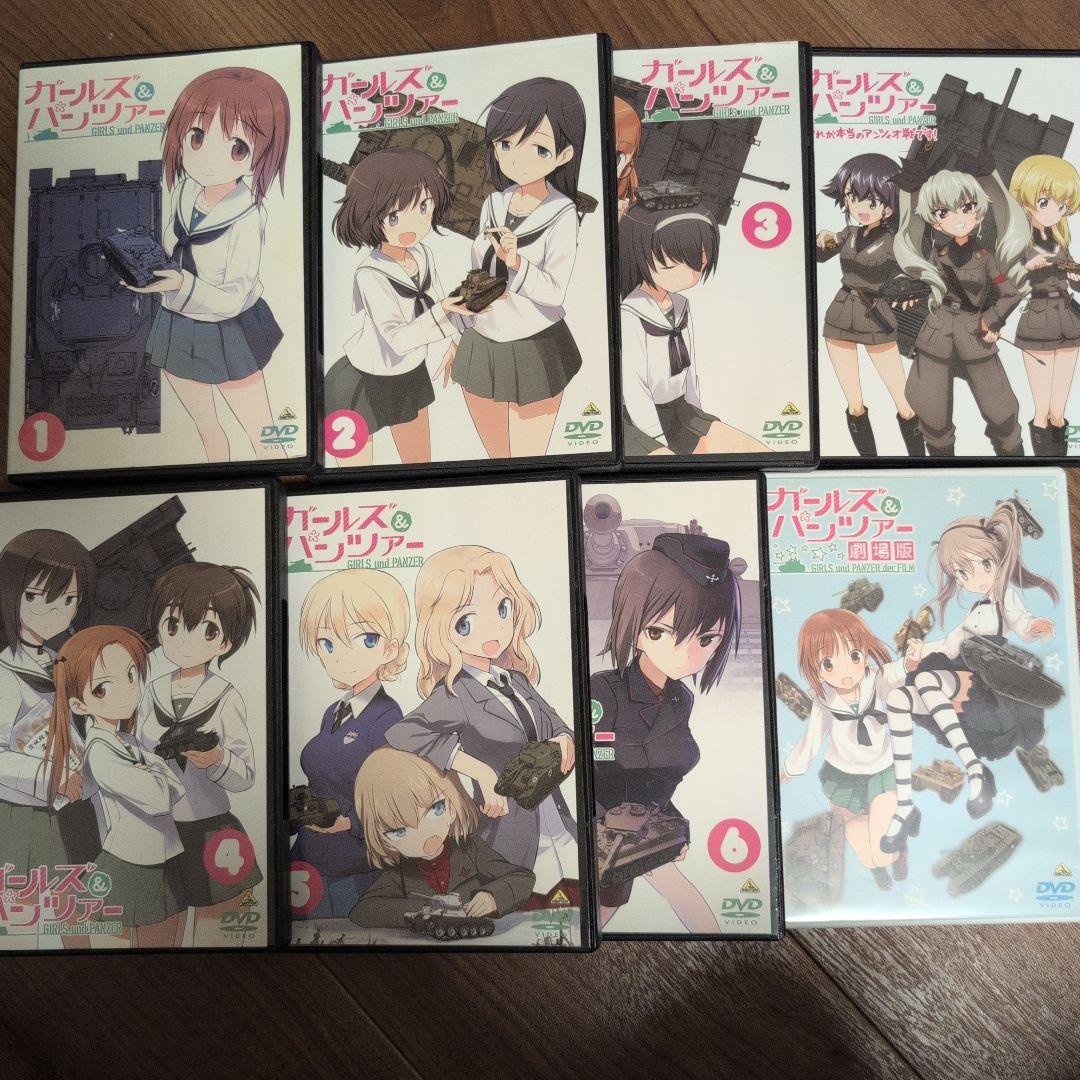 ガールズ&パンツァー DVD8点セット
