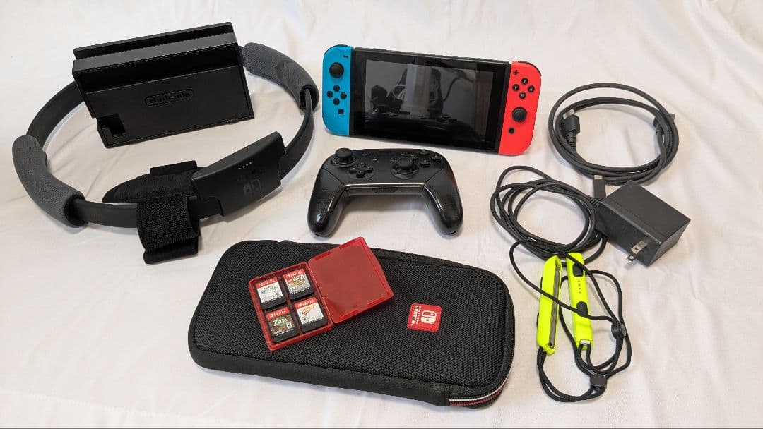 Nintendo Switch 本体・付属品・ゲーム4個