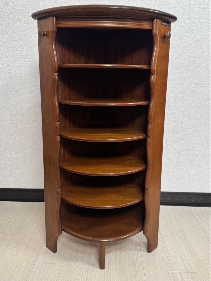 【展示品】カリモクコーナーラック スリッパラック コロニアル i4※
