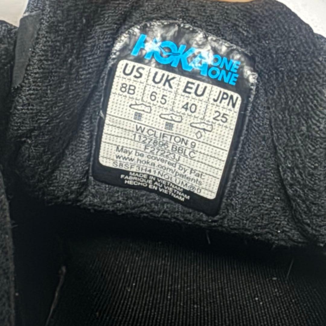 HOKA ONE ONE W CLIFTON 9 クリフトン25cm 美品
