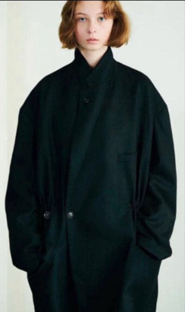 YOKEブラック ダブルブレスト テーラードジャケット