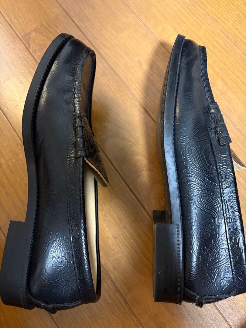 ケンフォード　全面ペイズリー　ローファー