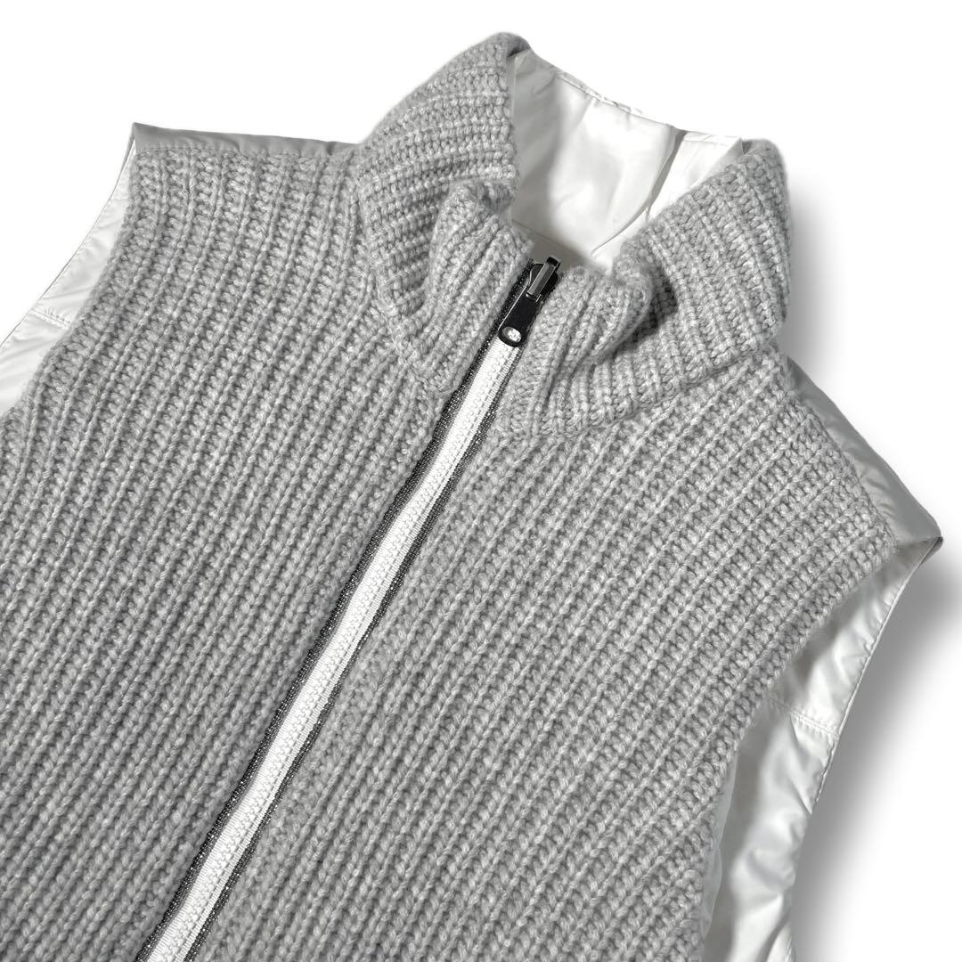 ☆BRUNELLO CUCINELLI☆ダウンベスト☆カシミヤ☆リバーシブル☆