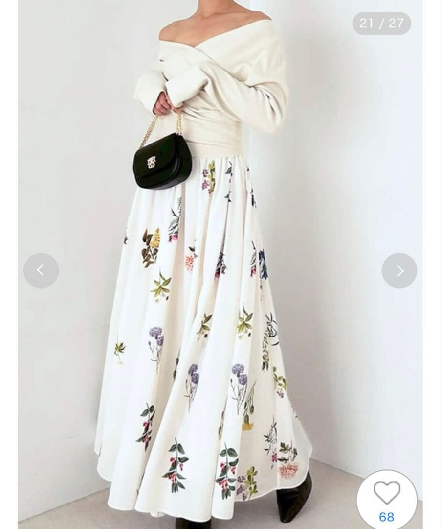 スナイデル ニットドッキングワンピース