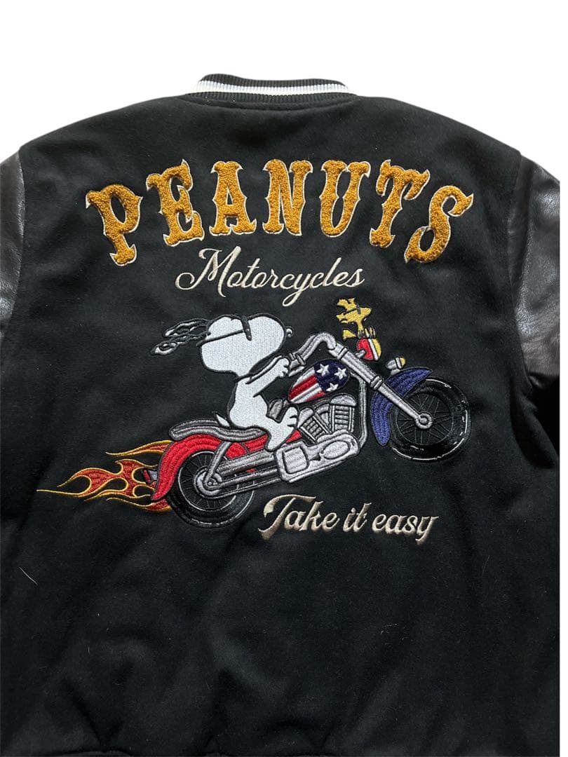 マ*チ様 【売切り】FLAGSTAFF フラグスタフ スヌーピー スタジャン L