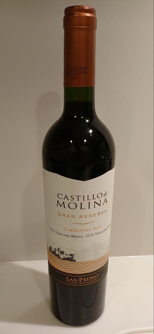 カルメネール種　CASTILLO MOLINA GRAN RESERVA
