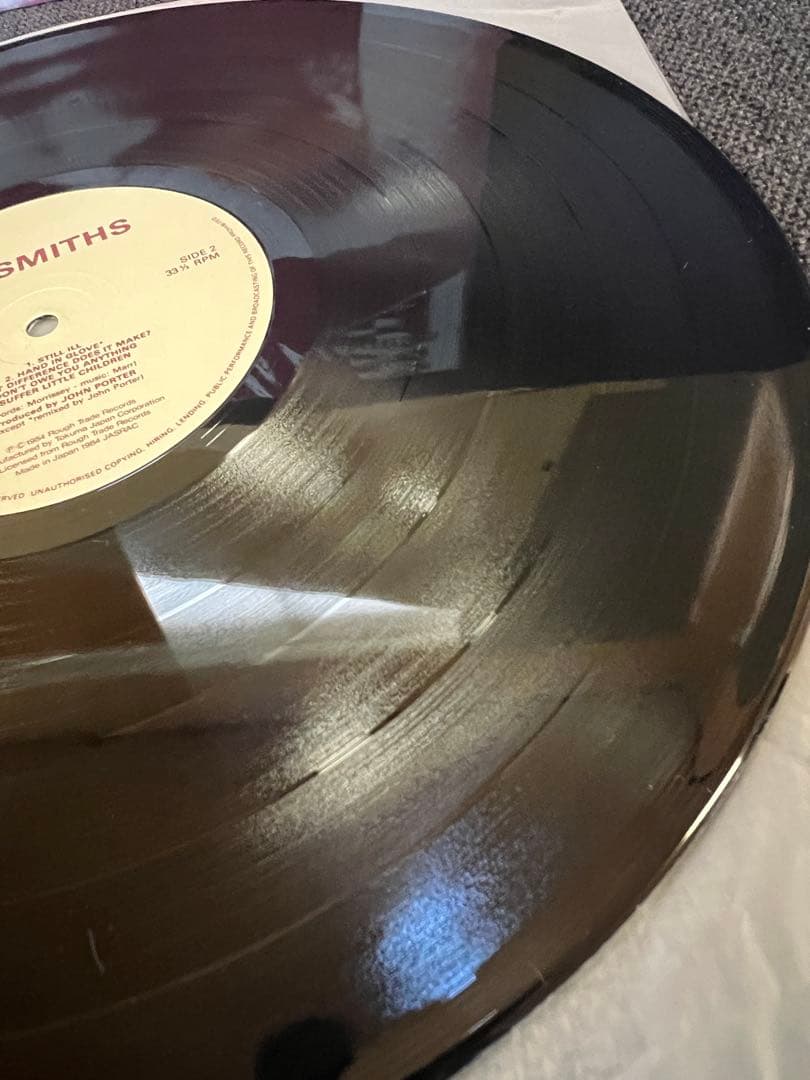 The Smiths LP洋楽　美盤 25RTL-6 ソノシート付 1984年