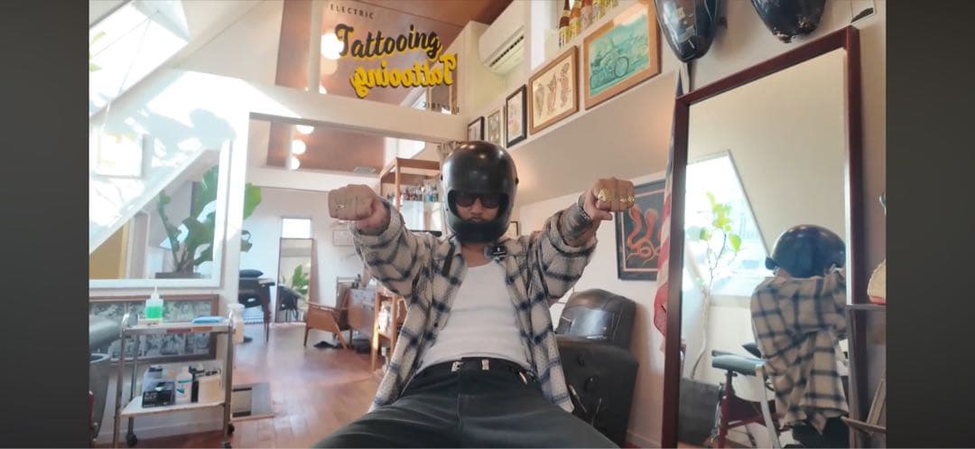 山田蓮さん着用BELL START II 70s