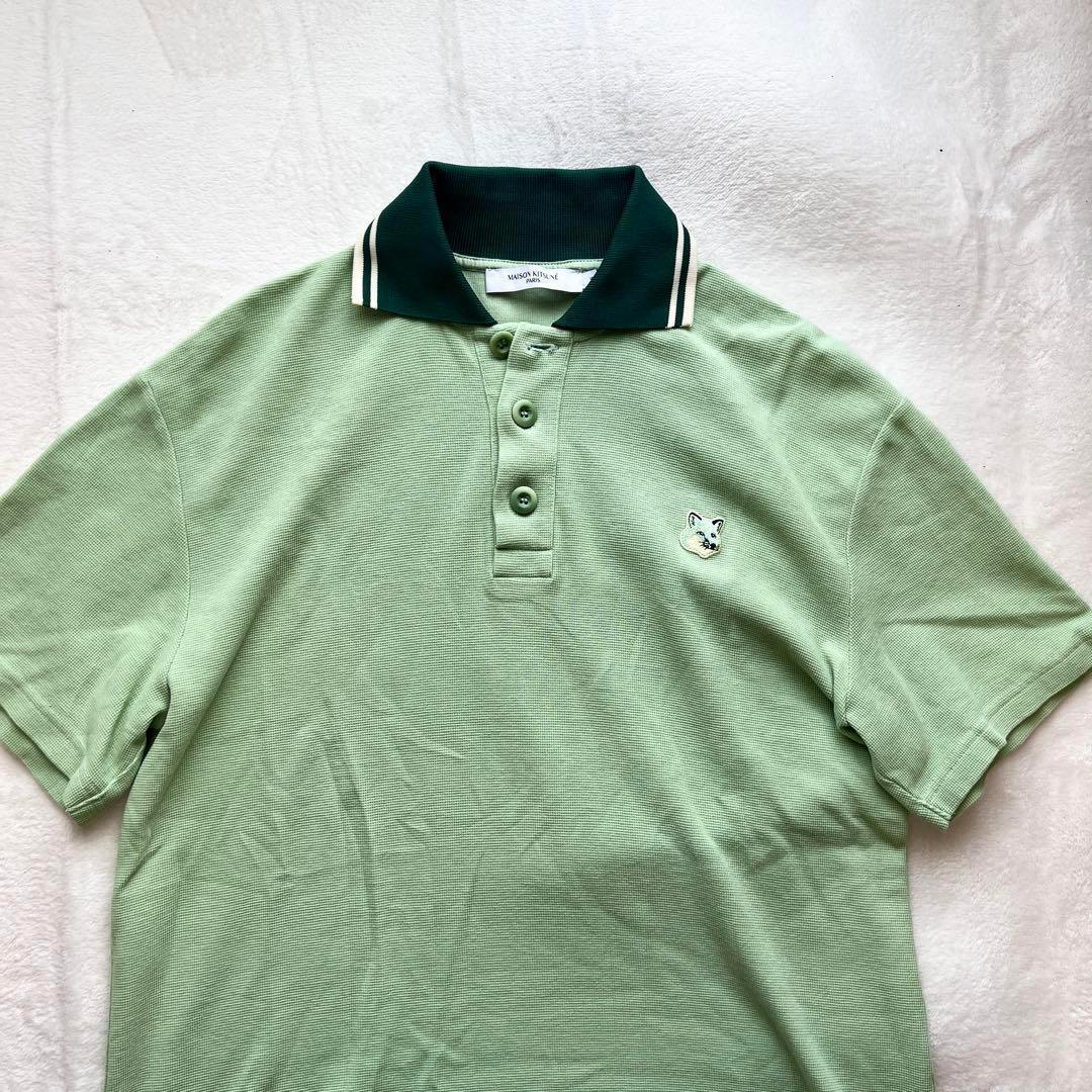 メゾンキツネ Maison Kitsune ポロシャツ y2k 古着　ゴルフS