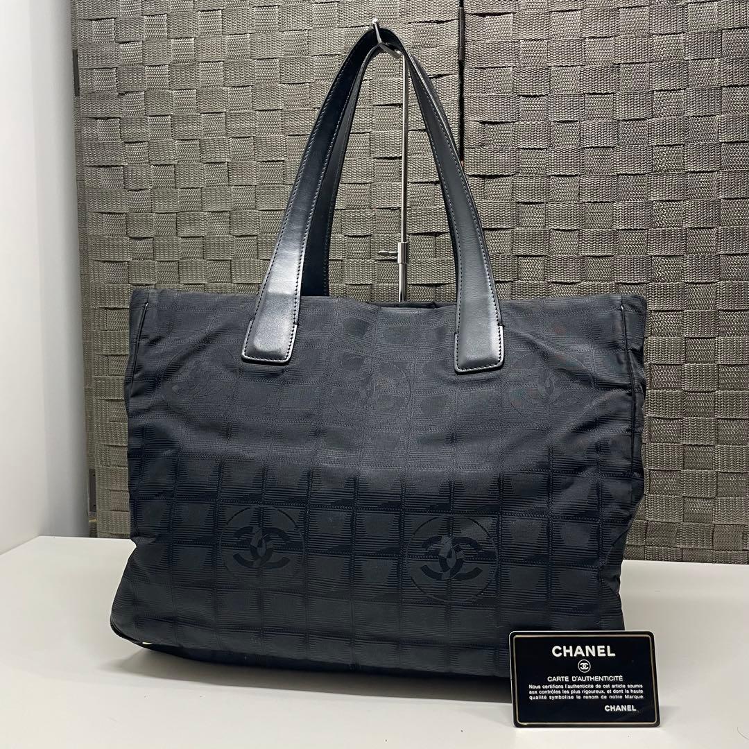 ナ*ョ様 CHANEL ブラック ニュートラベルラインMM トートバッグ