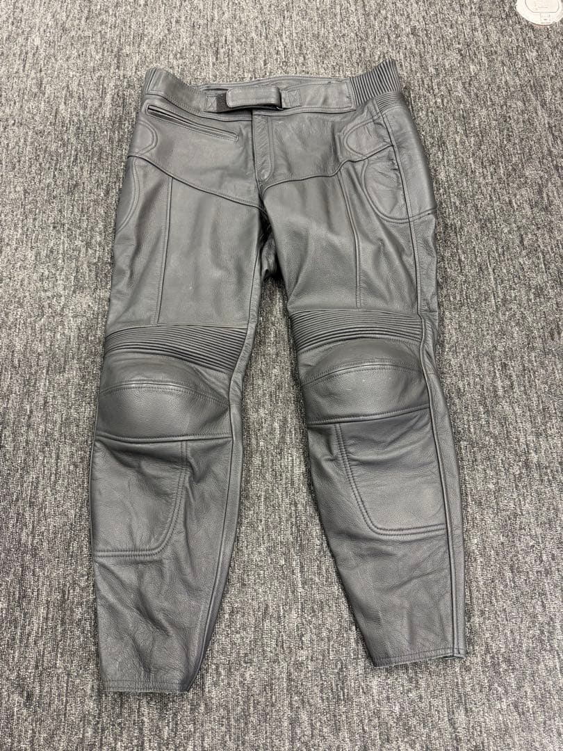 南海部品 NANKAI　レザー 牛革 ジャケット　パンツ　サイズXLB ブラック