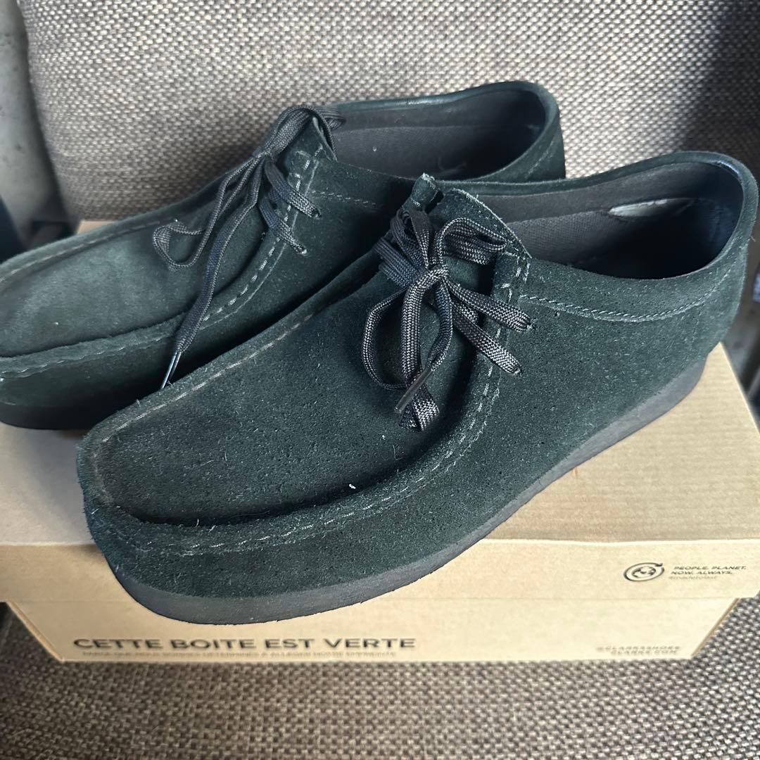 Clarks Wallabee 2 WP ブラックスエード UK9