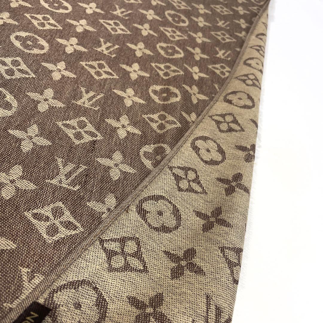 ルイヴィトン パシュミナ100% 大判ストール マフラー モノグラム
