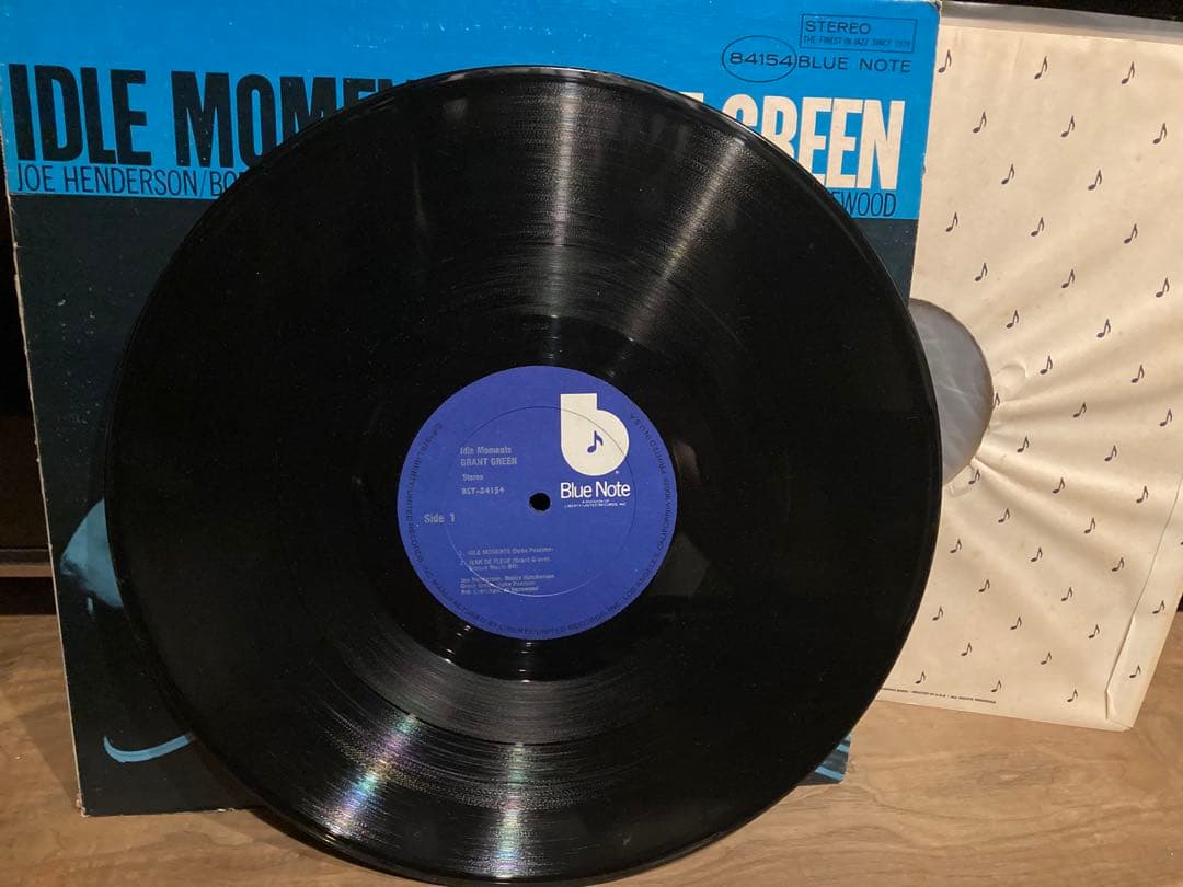洋楽 Grant Green - Idle Moments LP BLUE NOTE