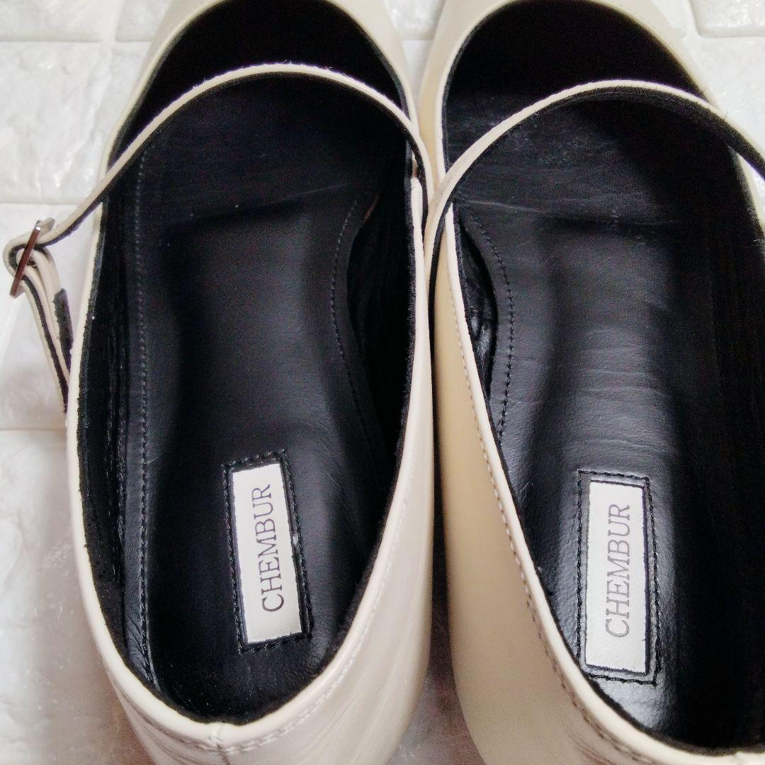 CHEMBUR チェンバー バレエシューズ ストラップ メリージェーン スタッズ