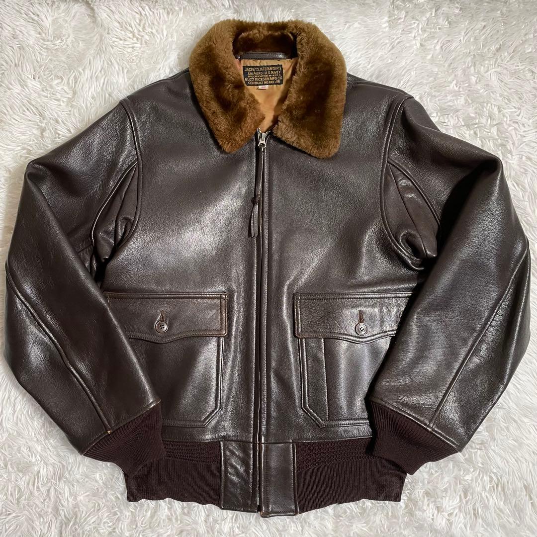 バズリクソンズ レザージャケット フライトジャケット M-422A ゴートレザー