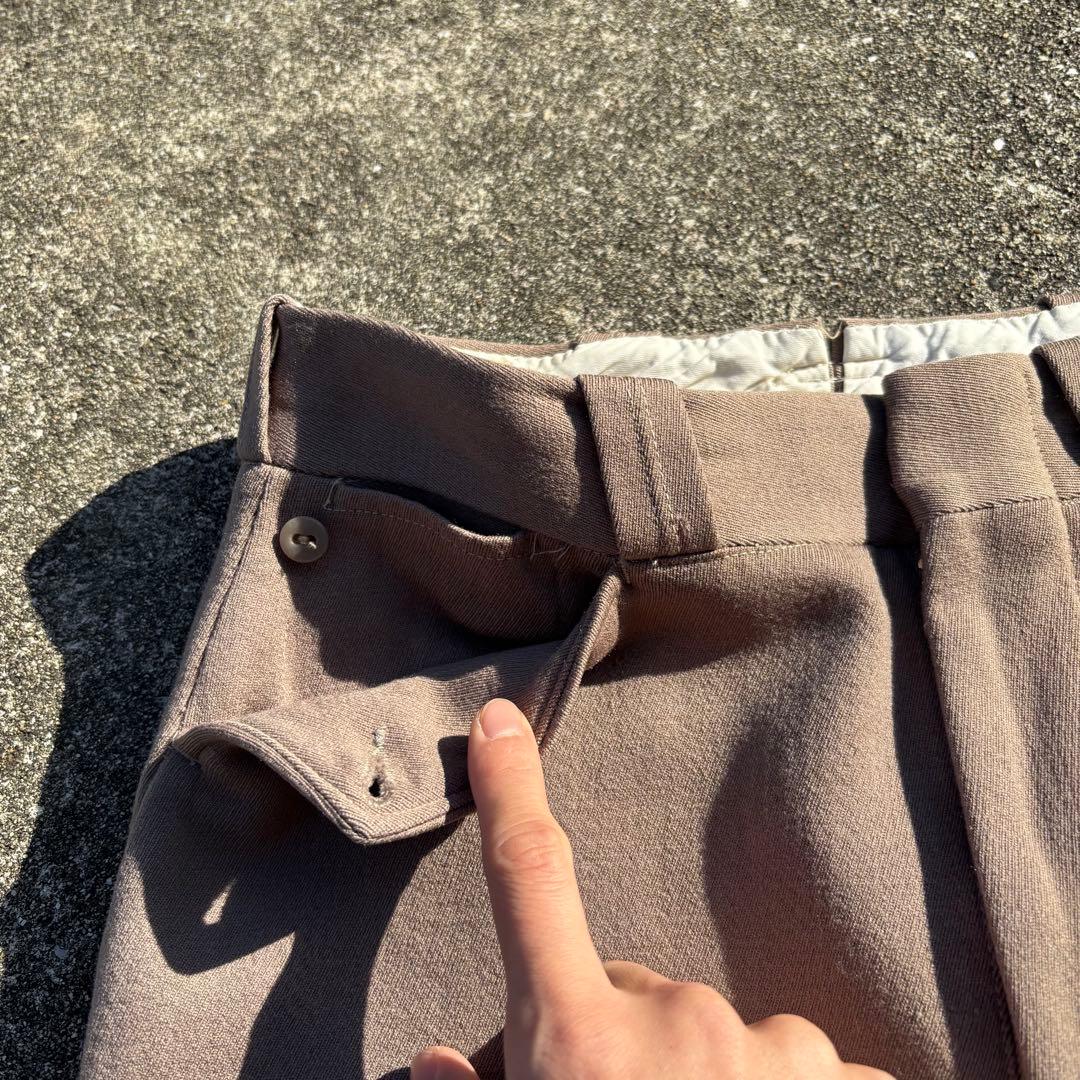 50s vintage HBARC ウールギャバ スラックス ウィップコード