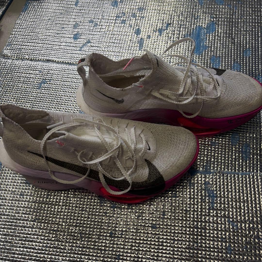 Nike Air Zoom スパイクシューズ ホワイト/ピンク25cm